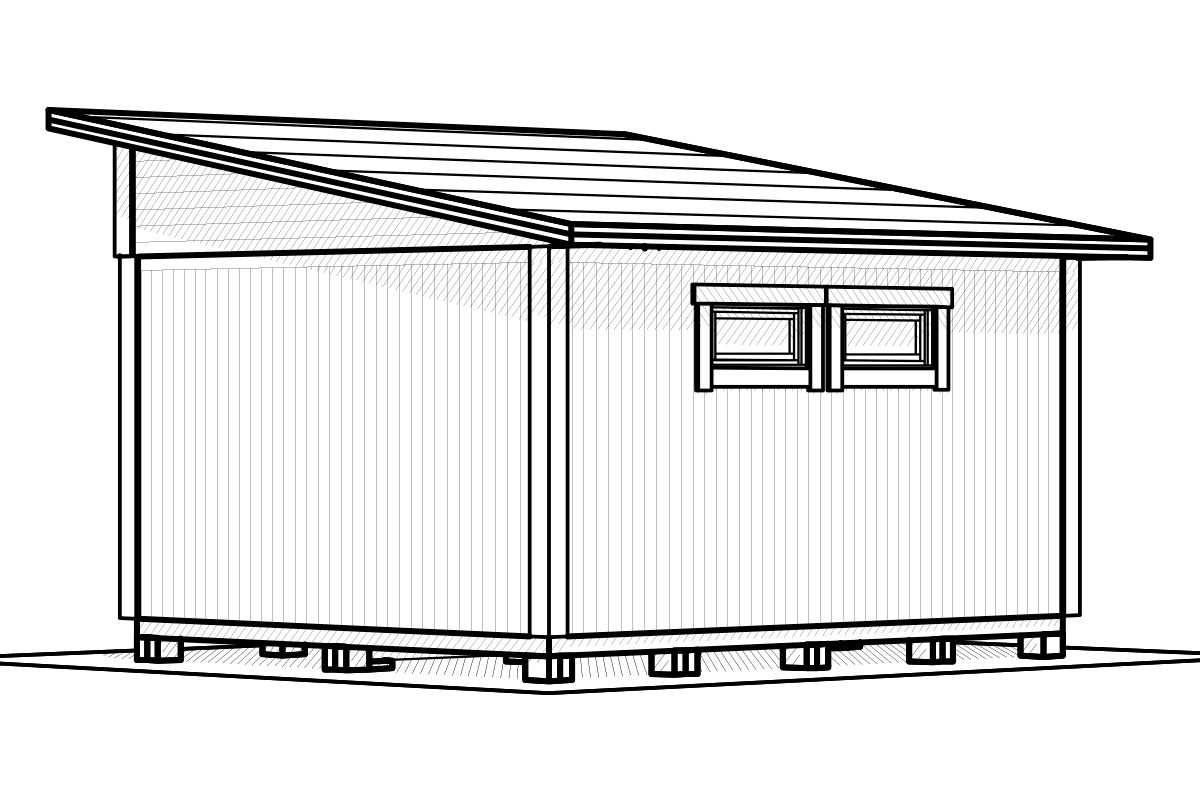 Attefallshus Njuta Funkis 20-1