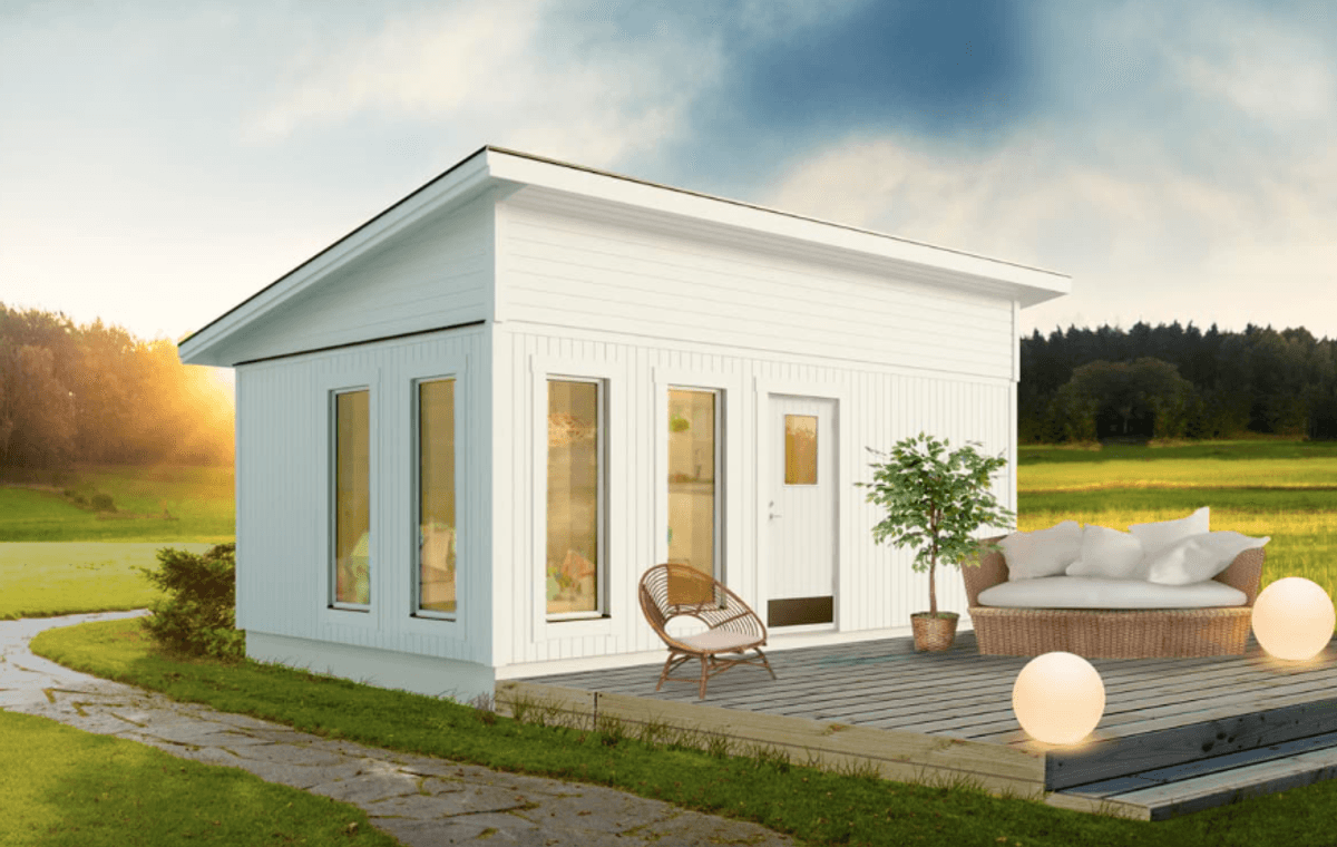 Attefallshus Njuta Funkis 25-4